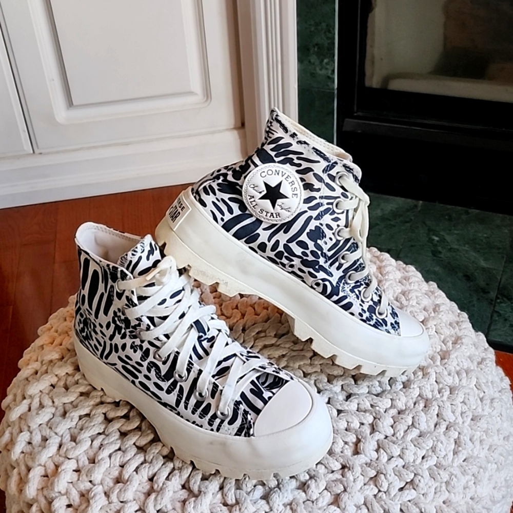 Converse Zebra Chunky Heel